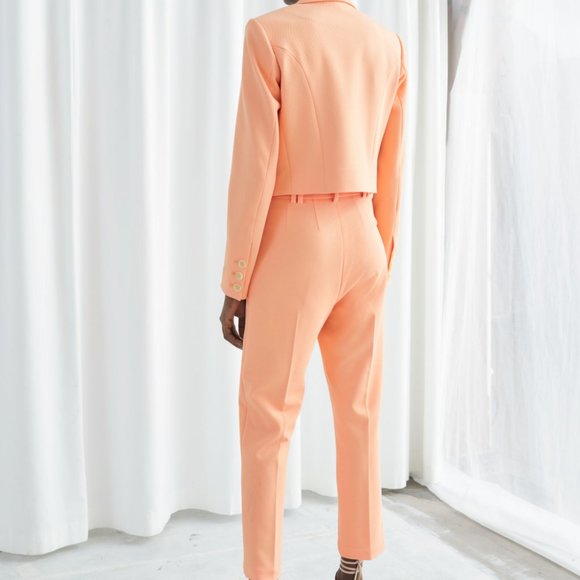 & OTHER STORIES Cropped Tailored Trousers - Picture 3 of 11